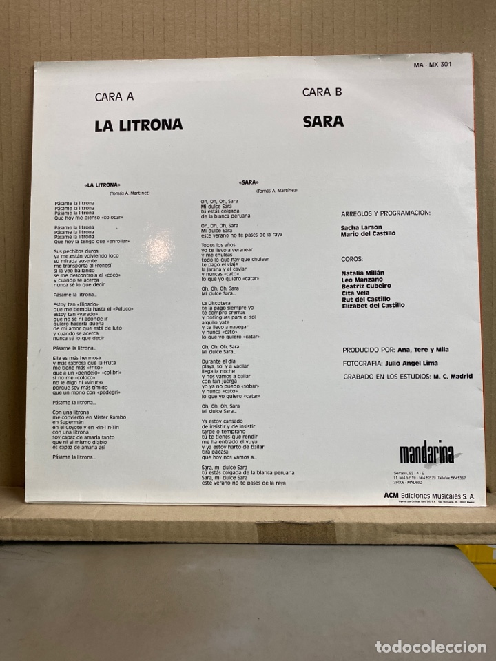 Discos de vinilo: MAXI CUCO, LA LITRONA. - Foto 2