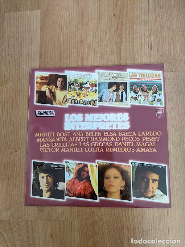Discos de vinilo: LP LOS MEJORES INT&Eacute;RPRETES