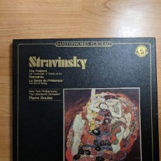 Discos de vinilo: ESTUCHE 3 LP'S STRAVINSKY. THE FIREBIRD. PETRUSHKA. LE SACRE DU PRINTEMPS
