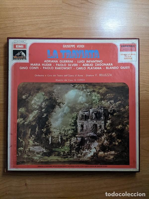 Discos de vinilo: ESTUCHE 2 LPS VERDI. LA TRAVIATA - Foto 1