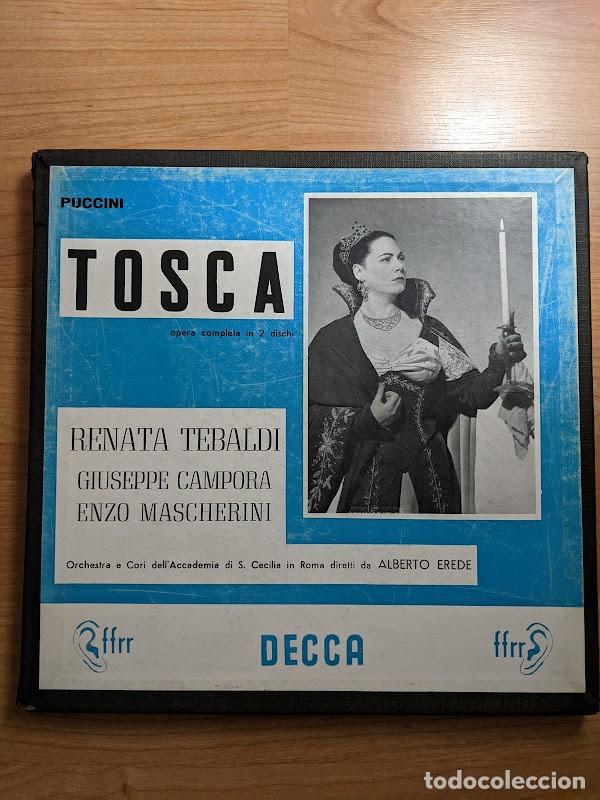 Discos de vinilo: ESTUCHE 2 LPS PUCCINI. TOSCA - Foto 1