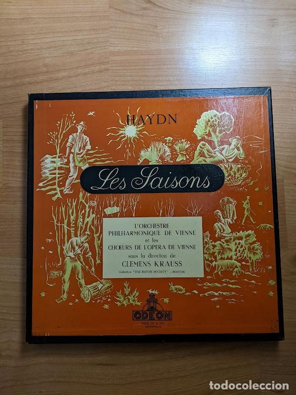 Discos de vinilo: ESTUCHE 3 LPS HAYDN. LES SAISONS - Foto 1
