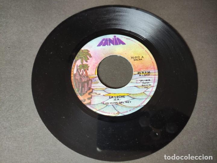 Disques de vinyle: SALSA LOS HIJOS DEL REY LA LECHE / EL MAYORAL 45RPM SINGLE EDICION PERU PERFECTO ESTADO