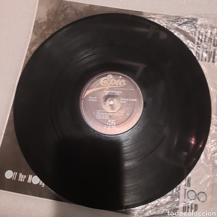 Discos de vinilo: Dead or alive - in too deep - Foto 2