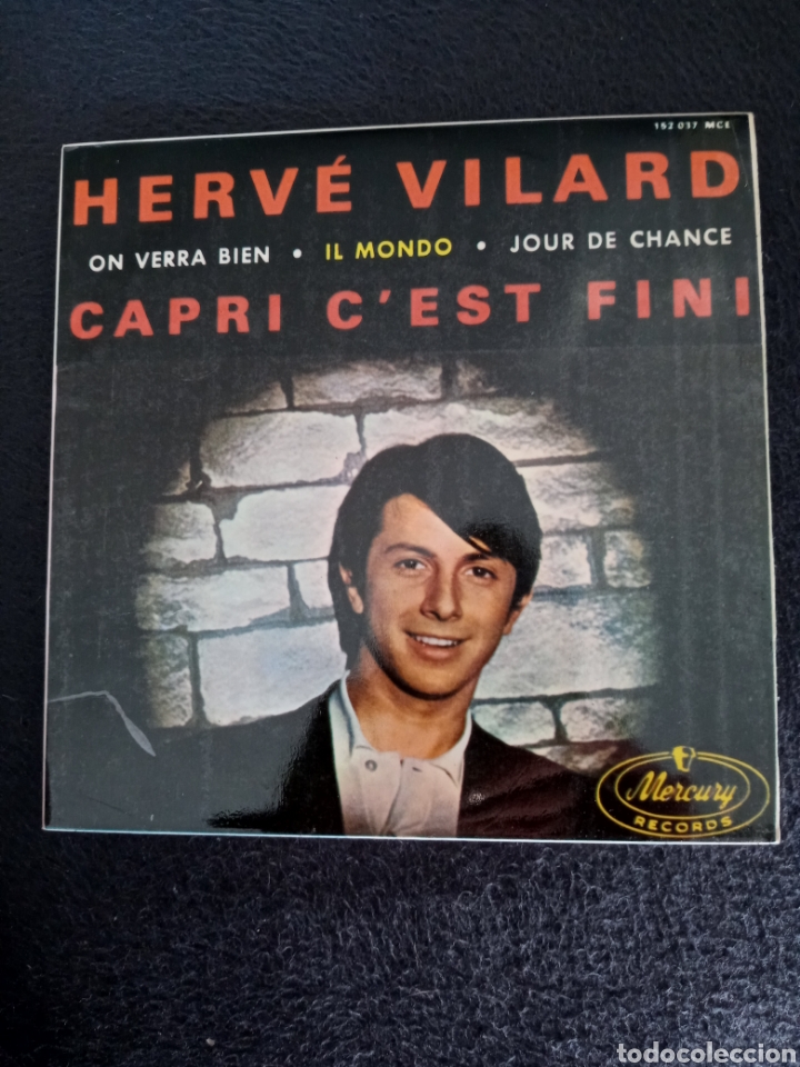 Dischi in vinile: Herve Vilard-capri c'est fini..disco vinilo EP