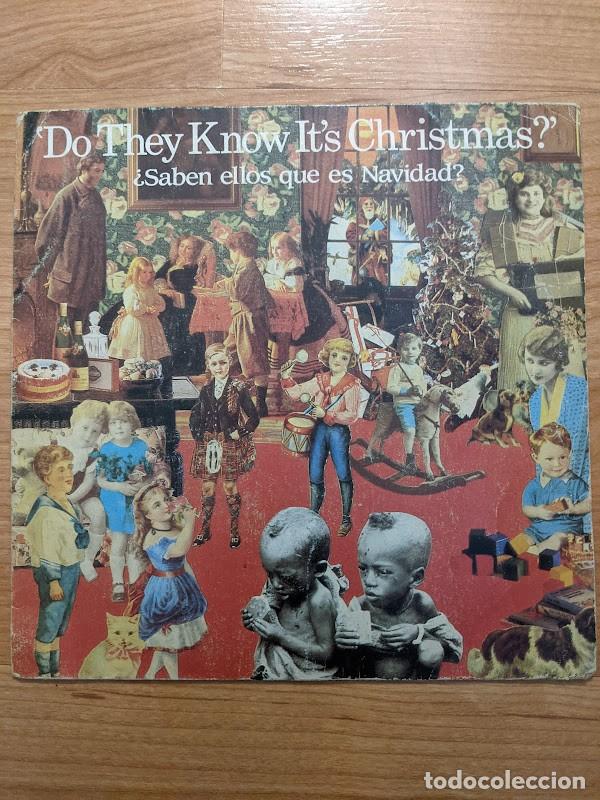 Discos de vinilo: SINGLE BAND AID. DO THEY KNOW IT'S CHRISTMAS?