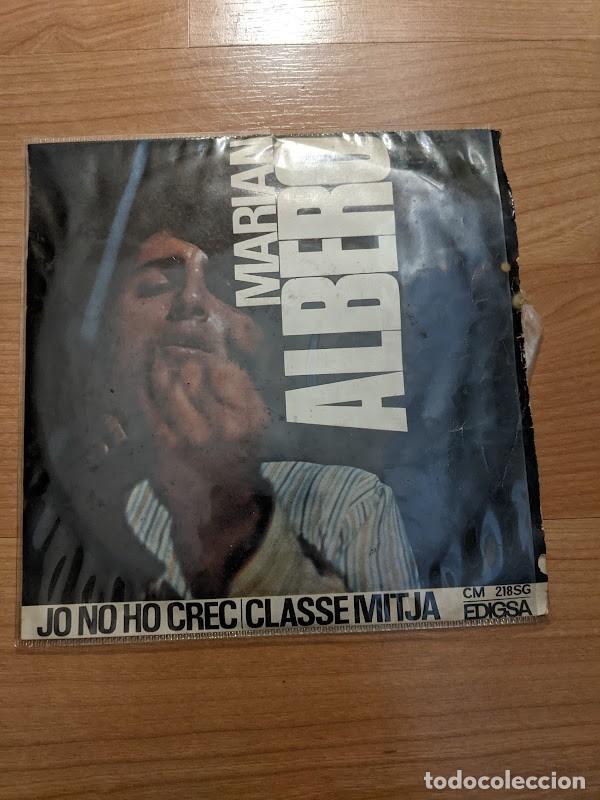 Discos de vinilo: SINGLE MARIAN ALBERO. CLASSE MITJA - Foto 1