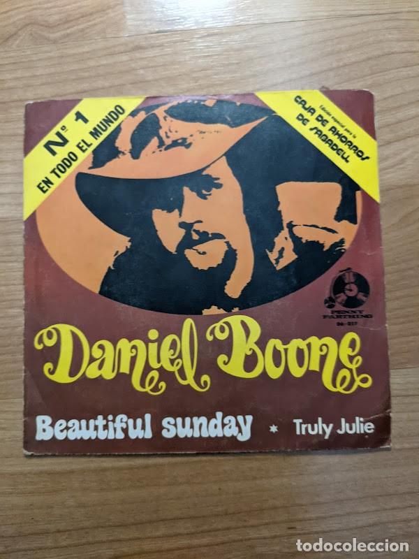 Discos de vinilo: SINGLE DANIEL BOONE. BEAUTIFUL SUNDAY - Foto 1