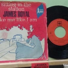 Discos de vinilo: JAMES ROYAL ‎– SITTING IN THE STATION. CBS 1968 -- SINGLE. Lote 314705023