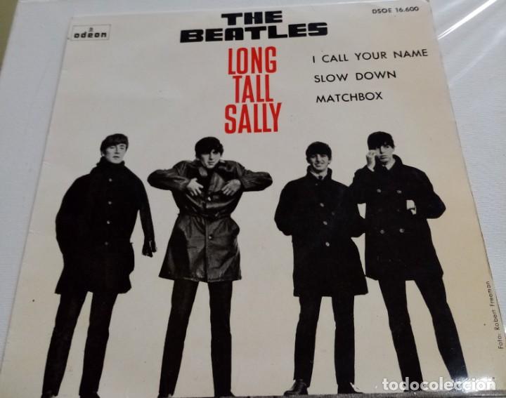 Discos de vinilo: THE BEATLES-LONG TALL SALLY+3-ODEON DSOE 16.600 - Foto 1