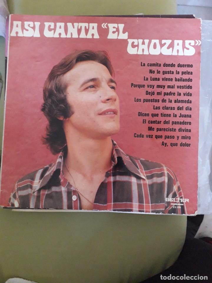 Discos de vinilo: EL CHOZAS-ASI CANTA EL CHOZAS & GUITARRA PACO CEPERO-1971