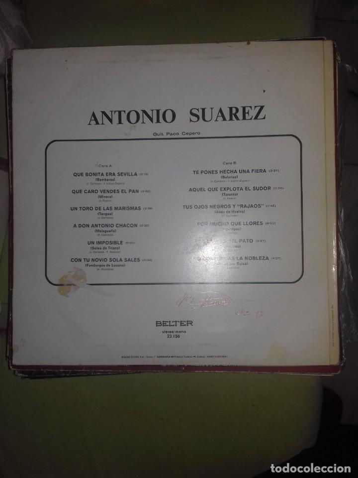 Discos de vinilo: Antonio Su&aacute;rez -Antonio suarez - Foto 2
