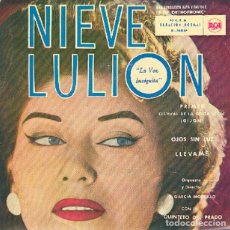 Dischi in vinile: NIEVE LULIÓN - I FESTIVAL DE LA COSTA VERDE - OJOS SIN LUZ; LLÉVAME - RCA 3-14057 - 1960. Lote 314751818