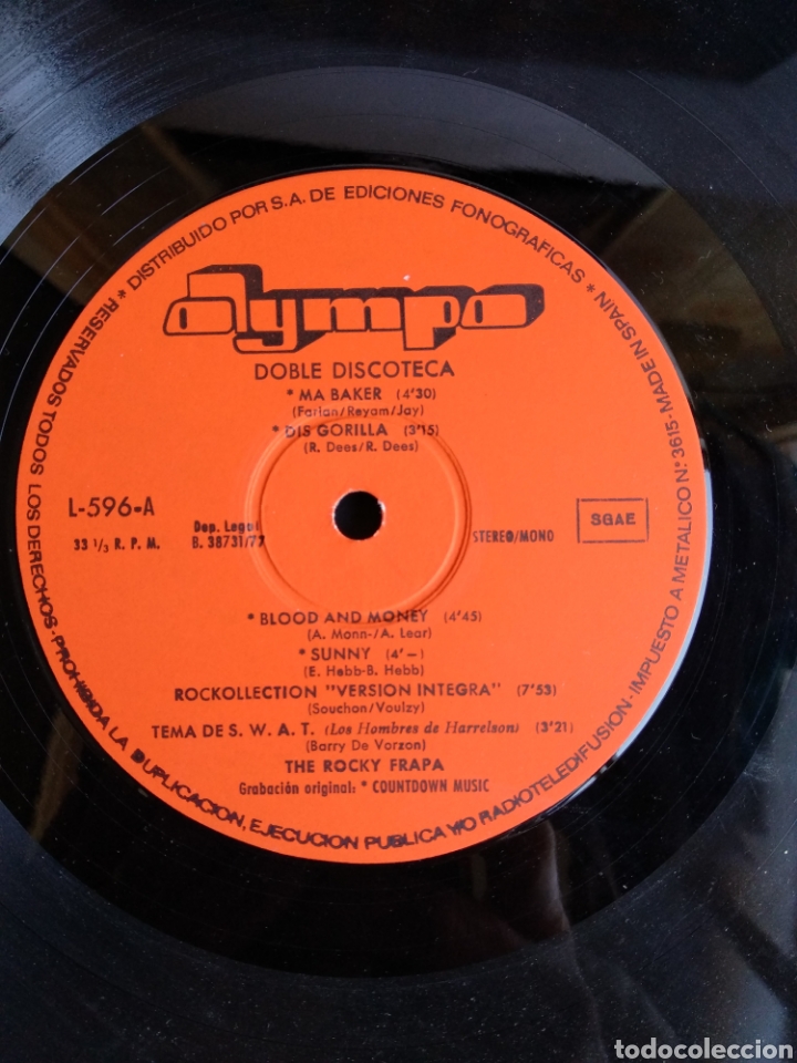 Discos de vinilo: *DOBLE DISCOTECA, OLIMPO, 1977 A3 - Foto 3