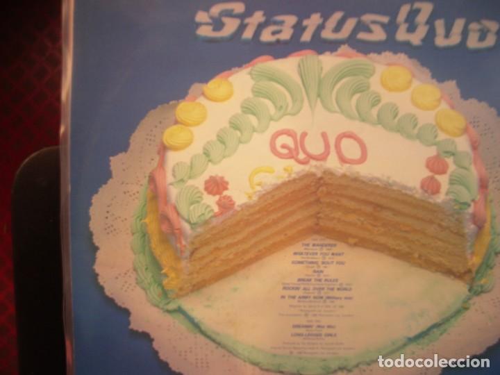 Discos de vinilo: STATUS QUO- QUO CAKE MIX. MAXISINGLE - Foto 2