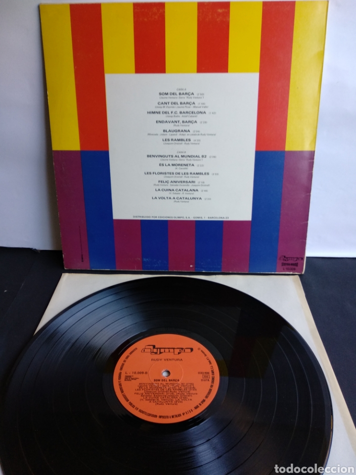 Discos de vinilo: *RUDY VENTURA, SOM DEL BARSA, OLYMPO, 1982 - Foto 2
