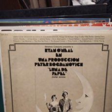 Discos de vinilo: RYAN O'NEAL , PETER BOGDANOVICH LUNA DE PAPEL, BSO PAPER MOON LP HISPAVOX 1974 ED ESPAÑA. Lote 314766028
