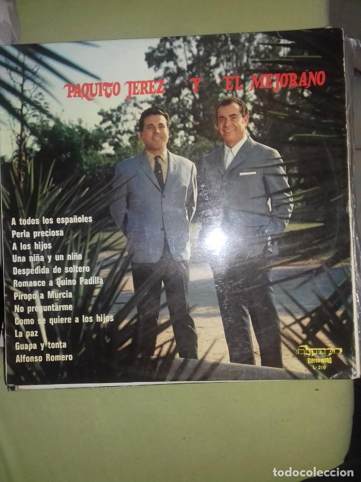 Discos de vinilo: Paquito jerez y el mejorano - Foto 1