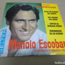 Discos de vinilo: LOS GUERRILLEROS (EP) MANOLO ESCOBAR – YO SOY UN HOMBRE DEL CAMPO AÑO – 1962