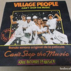 Discos de vinilo: QUE NO PARE LA MUSICA (SN) VILLAGE PEOPLE (CAN’T STOP THE MUSIC) AÑO – 1980