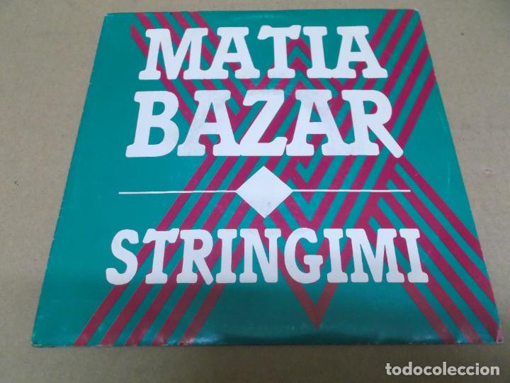 Discos de vinilo: MATIA BAZAR (SN) STRINGIMI A&Ntilde;O &ndash; 1989 &ndash; PROMOCIONAL - Foto 1