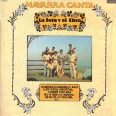 Discos de vinilo: NAVARRA CANTA - LA JOTA Y EL EBRO - HOMENAJE A RAIMUNDO LANAS / LP DIAL 1981 RF-11927. Lote 314856698