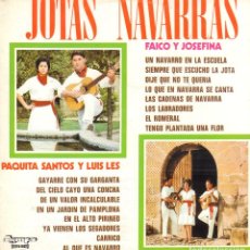 Discos de vinilo: JOTAS NAVARRAS - FAICO Y JOSEFINA / PAQUITA SANTOS Y LUIS LES // LP OLYMPO DE 1981 RF-11928. Lote 314856783