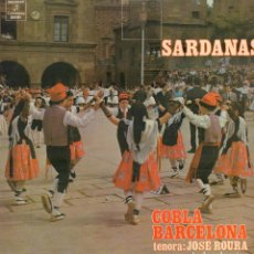 Discos de vinilo: SARDANAS - COBLA BARCELONA - TENORA: JOSE ROURA / LP COLUMBIA DE 1974 / BUEN ESTADO RF-11931. Lote 314857053