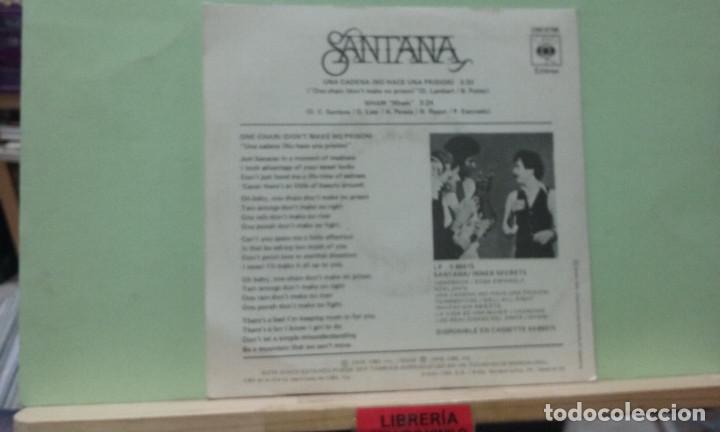 Discos de vinilo: Santana. CBS 1978 -- Single - Foto 2