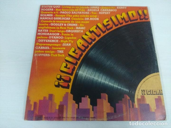 Discos de vinilo: GIGANTISIMO/MONDRAGON-DR.HOOK-KNACK-STATUS QUO/VINILO DOBLE. - Foto 4