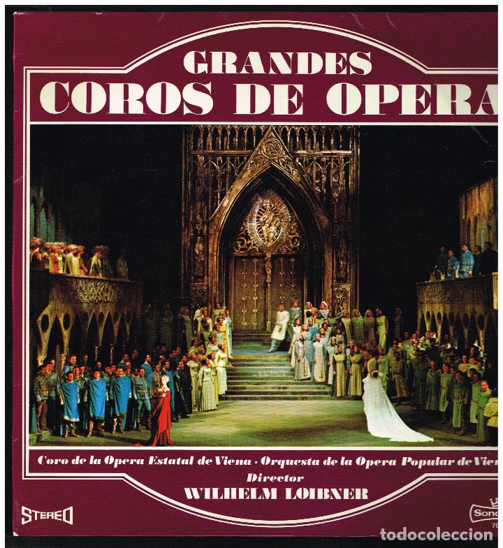 Discos de vinilo: GRANDES COROS DE OPERA - LP 1970 - Foto 1