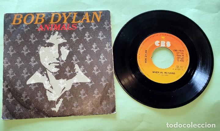 Discos de vinilo: SINGLE BOB DYLAN . ANIMALS . 1979 , CBS . AZ - Foto 1