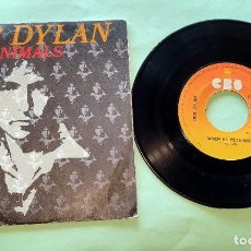 Discos de vinilo: SINGLE BOB DYLAN . ANIMALS . 1979 , CBS . AZ. Lote 314892653