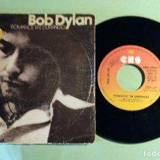Discos de vinilo: SINGLE BOB DYLAN . ROMANCE EN DURANGO 1977 , CBS . AZ. Lote 314892818