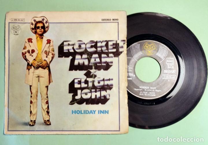Discos de vinilo: ELTON JOHN . ROCKET MAN ** SINGLE DLM RECORD ** AZ - Foto 1