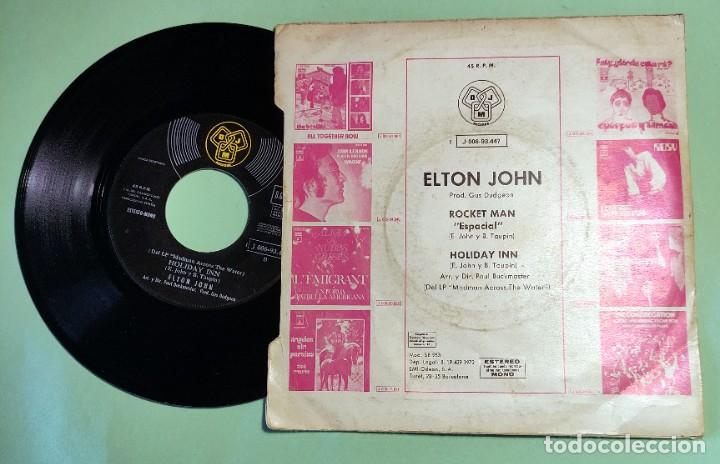 Discos de vinilo: ELTON JOHN . ROCKET MAN ** SINGLE DLM RECORD ** AZ - Foto 2
