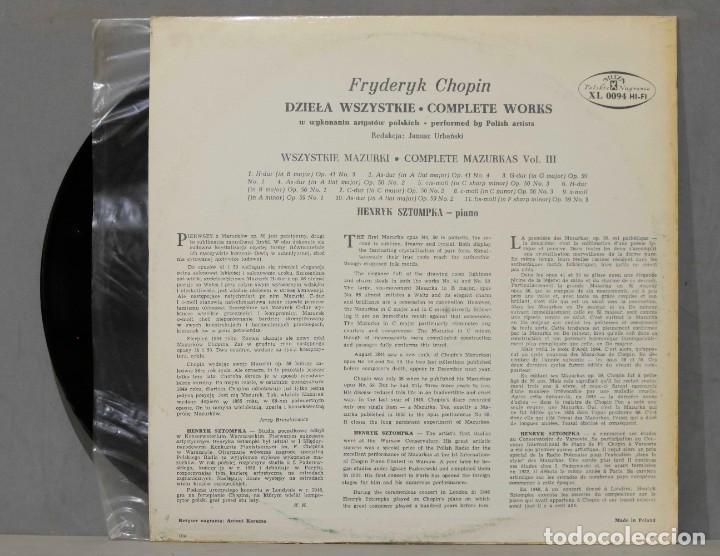 Discos de vinilo: LP. Fryderyk Chopin. Complete Works - Foto 2