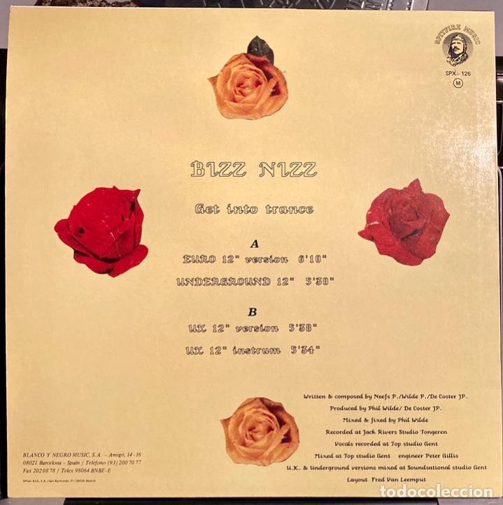 Discos de vinilo: BIZZ NIZZ - Get Into Trance. Maxi Single. - Foto 2