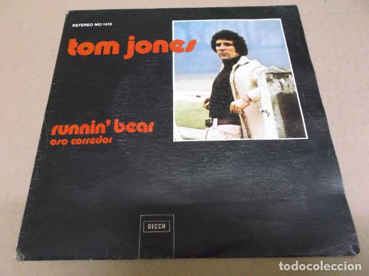 Discos de vinilo: TOM JONES (SN) RUNNIN&rsquo; BEAR A&Ntilde;O &ndash; 1974 - Foto 1