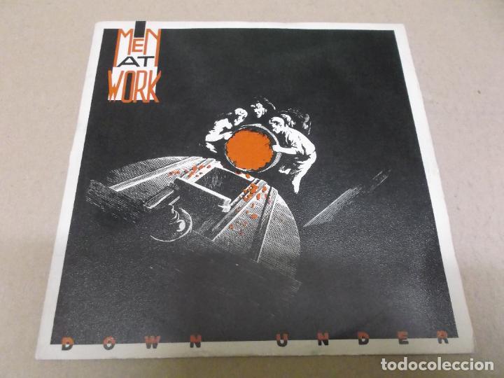 Discos de vinilo: MEN AT WORK (SN) DOWN UNDER A&Ntilde;O &ndash; 1981 - PROMOCIONAL - Foto 1