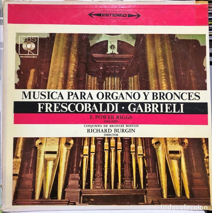 Vinyl records: M&uacute;sica para &Oacute;rgano y Bronces - Canzonas de Frescobaldi y Gabrieli - Vinilo, LP, Album, Stereo