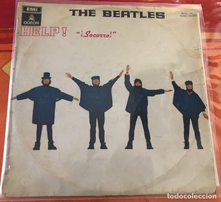 Discos de vinilo: BEATLES - &rdquo;HELP&rdquo;, LP edici&oacute;n espa&ntilde;ola ODEON 1974 (mono) - Foto 1