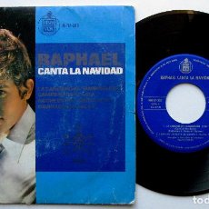 Discos de vinilo: RAPHAEL - RAPHAEL CANTA LA NAVIDAD - EP HISPAVOX 1965 BPY