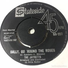 Discos de vinilo: THE JAYNETTS SALLY GO ROUND THE ROSES SINGLE ORIG UK STATESIDE 1963