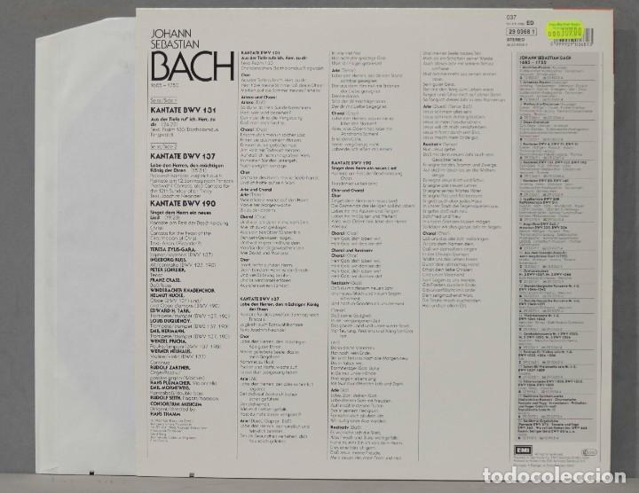Discos de vinilo: LP BACH. THAMM. VOL. 6 - Foto 2