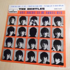 Discos de vinilo: BEATLES, THE, EP, A HARD DAY´S NIGHT + 3, AÑO 1964. Lote 315075163