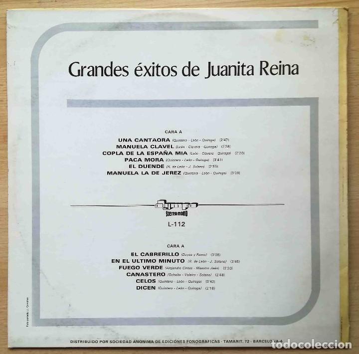 Discos de vinilo: Exitos de Juanita Reina. Olympo 1973 - Foto 2