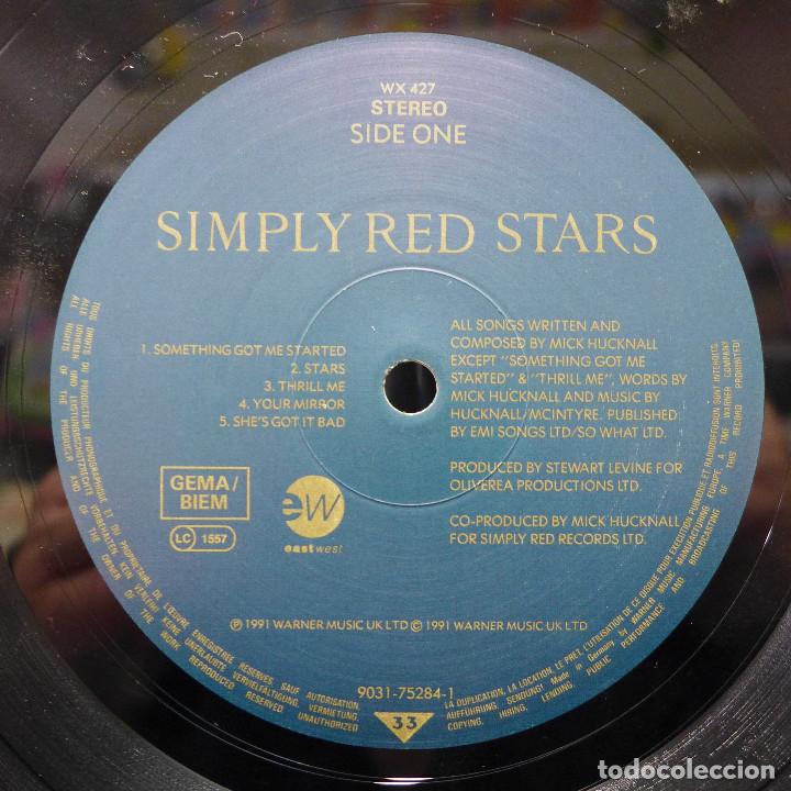 Discos de vinilo: SIMPLY RED - STARS - Foto 6