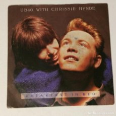 Discos de vinilo: UB40 WITH CHRISSIE HYNDE – BREAKFAST IN BED / BREAKFAST IN BED (INSTRUMENTAL) . GERMANY 1988 VIRGIN