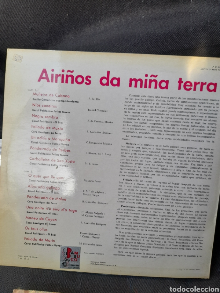Discos de vinilo: Airi&ntilde;os da mi&ntilde;a Terra - Foto 3